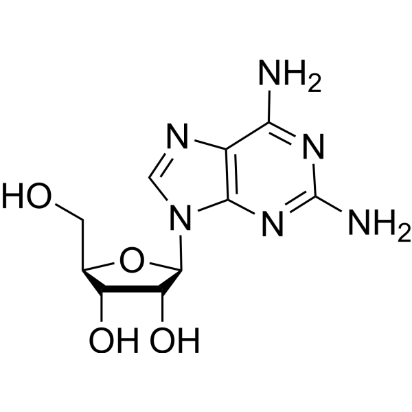 2-Aminoadenosine (2-aminoadenine nucleoside; 2,6-diaminopurine riboside) 2096-10-8